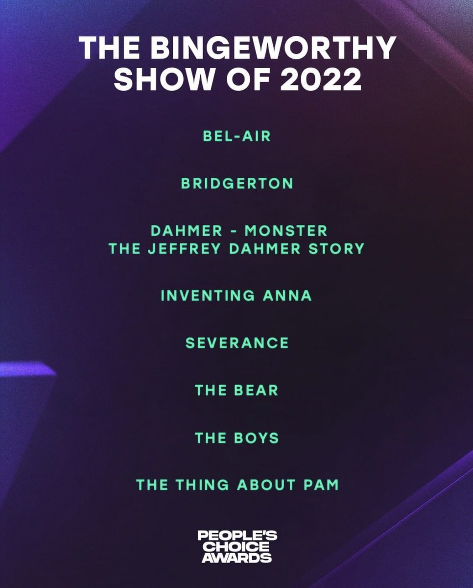 Thank you to the @peopleschoice for the noms, #BetterCallSaul for The Show of 2022 and The Drama Show of 2022, and #TheBoys for The Bingeworthy Show of 2022! Extremely grateful to be apart of these awesome shows. 👏🏽 Head to bit.ly/pcatv2022 to vote! #PCAs