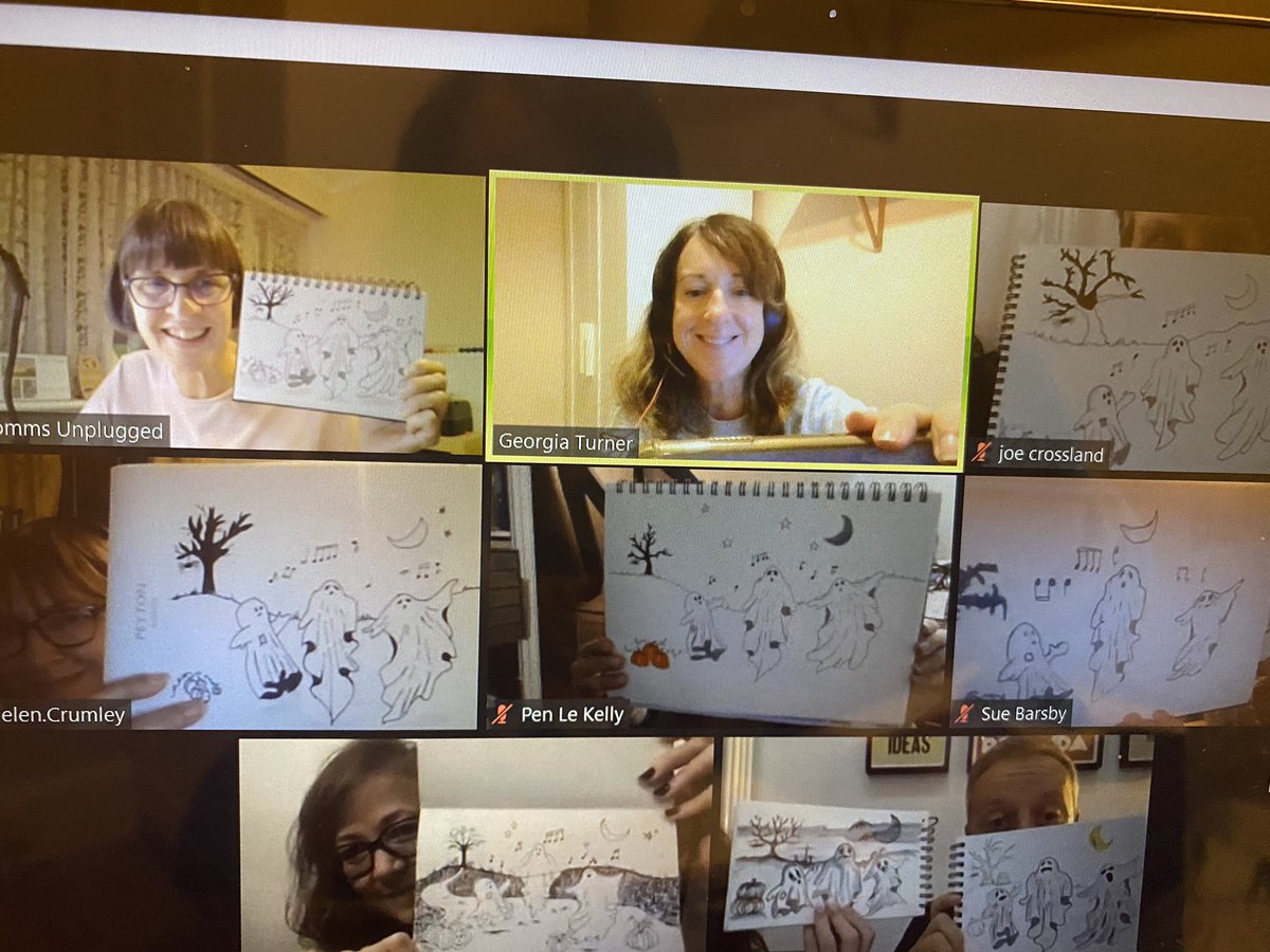 CommsUnplugged's tweet photo. Thank you to all the #Unpluggers who joined us for this evening’s #spooky #Unpluggeddrawing with @Salzasal. Top effort everyone! #halloween #drawing #Unplugwithus https://t.co/K1uqbCLtHm