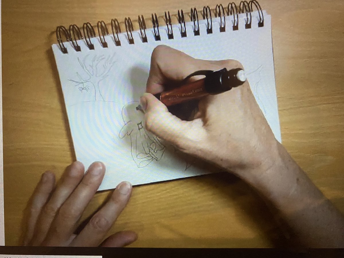 CommsUnplugged's tweet photo. Thank you to all the #Unpluggers who joined us for this evening’s #spooky #Unpluggeddrawing with @Salzasal. Top effort everyone! #halloween #drawing #Unplugwithus https://t.co/K1uqbCLtHm