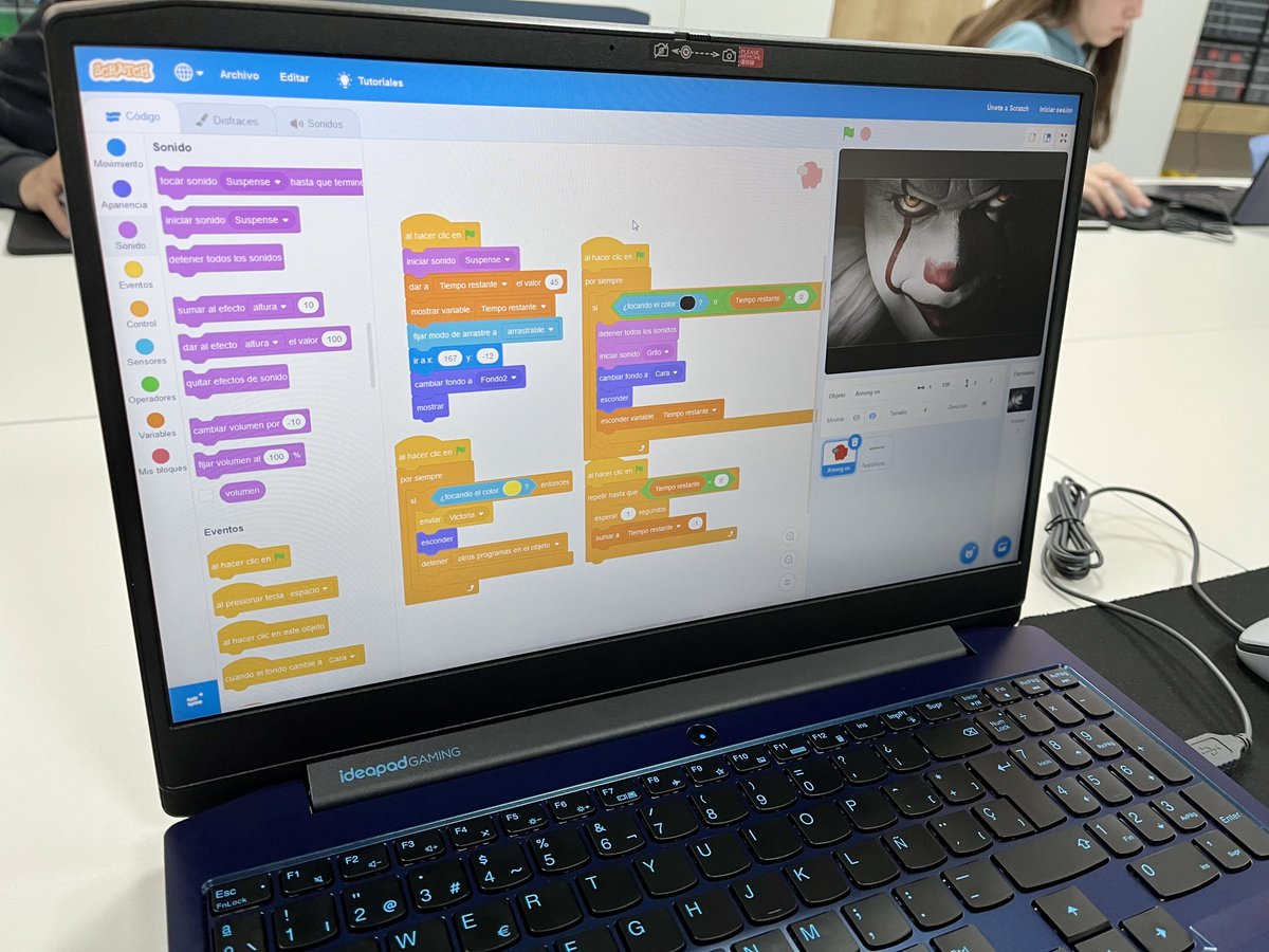 IngeniaKids's tweet image. Exprimimos #Scratch al máximo para profundizar en algoritmia y la creación de aplicaciones más complejas 👩🏻‍💻🔝

#STEAM #algoritmia #programación #extraescolares #TICs #pensamientológico #IngeniaKids #Cáceres