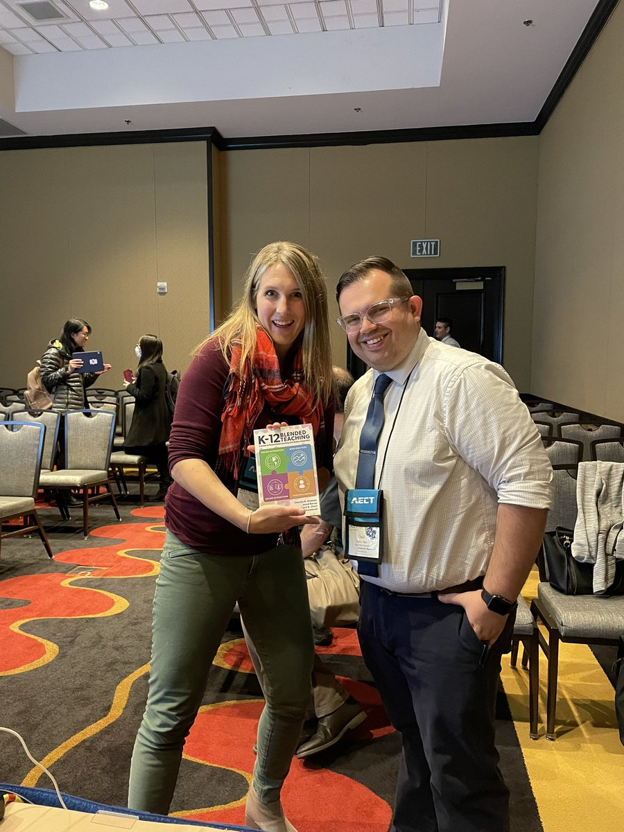 HigherEdHerm's tweet image. Looking forward to bringing this signed copy of @AECT author Cecil Short back to inform blended modality practice at @Centennial_SD #AECT22