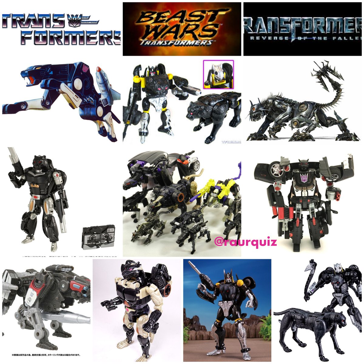 raurquiz's tweet photo. #NationalBlackCatAppreciationDay #transformers #g1 #cassette #ravage #revengeofthefallen #studioseries #beastwars #masterpiece #warforcybetron #kingdom #shadowpanther #binaltech #alternator #actionfigures @Hasbro @takaratomytoys https://t.co/VTJXH5t8UH