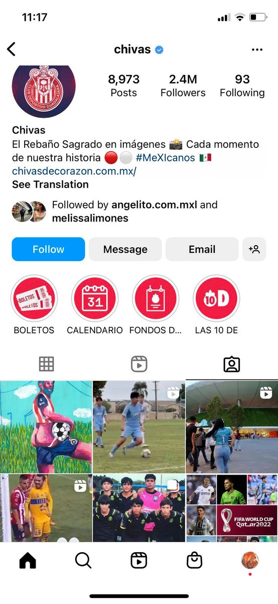 Viviendo la fantasia que <a href="/Chivas/">CHIVAS</a>  tiene un biejo bichi en su insta