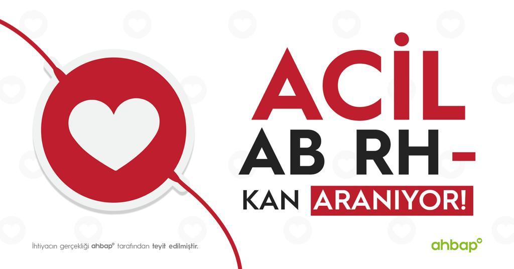 #Balıkesir Kızılay Kan Merkezine verilmek üzere Devlet Hastanesinde tedavi görmekte olan Mehmet Onur Duran için çok #acil AB Rh (-) #kan ihtiyacı vardır. İletişim: 0537 398 99 96