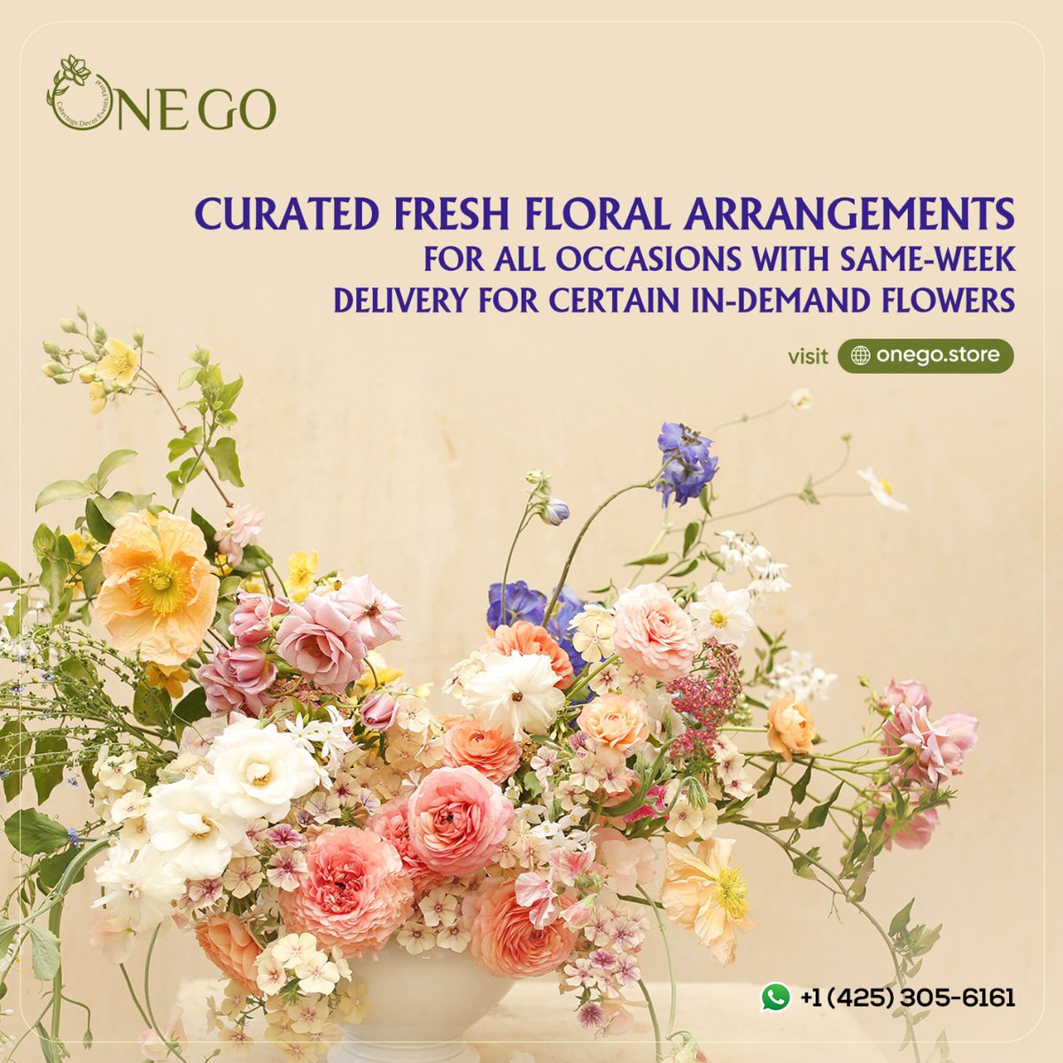 OneGoStore's tweet image. Curated fresh floral arrangements for all occasions with same-week delivery for certain in-demand flowers
#floral #arrangements #sameweek #delivery #indemandflowers #flowers #onegostore