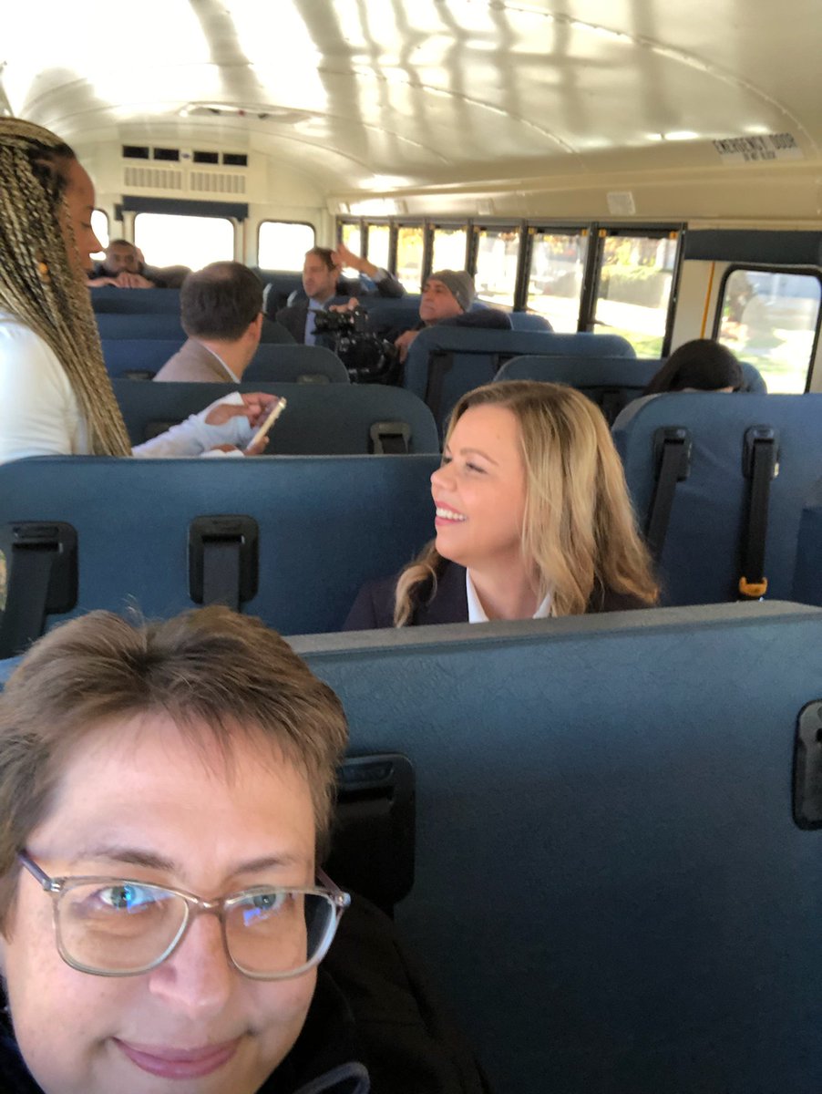 MASN President, Rachel Vandenbrink speaking at the capitol in support of the new funding for Electric School Buses and the positive health impact for ALL students!@Momscleanairfo1