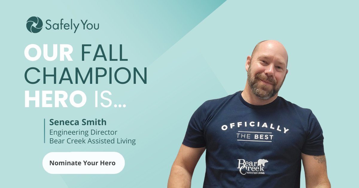 Seneca Smith is October’s #FallChampionHero. He’s known for working quickly to implement changes to reduce falls and finds joy in the solutions that keep residents safe. Know a Fall Champion Hero? Nominate them today. hubs.li/Q01qTQz70