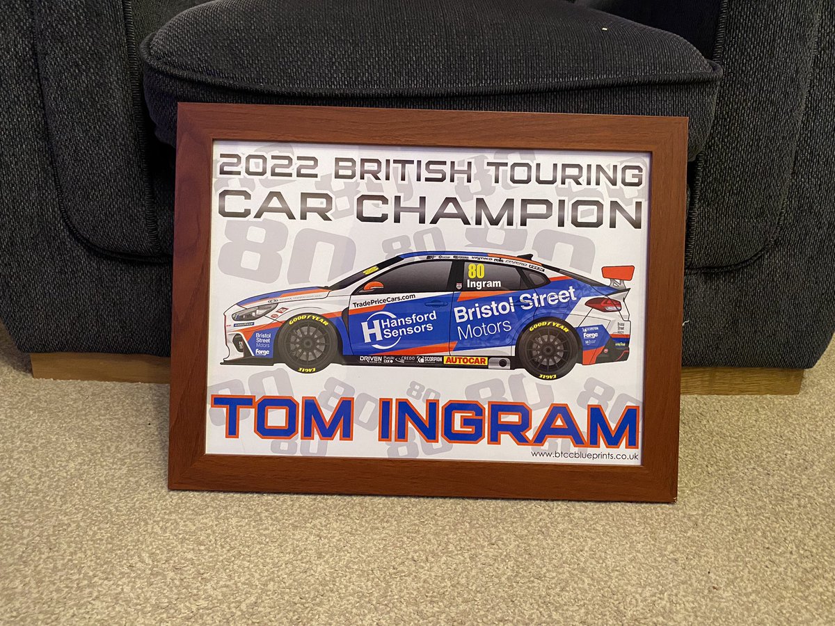 JacklinDaniel's tweet photo. Well happy with my new lap tray @Tomingram80 @BTCCBlueprints @BTCC #btccchampion2022 https://t.co/SQOHwcsBUD