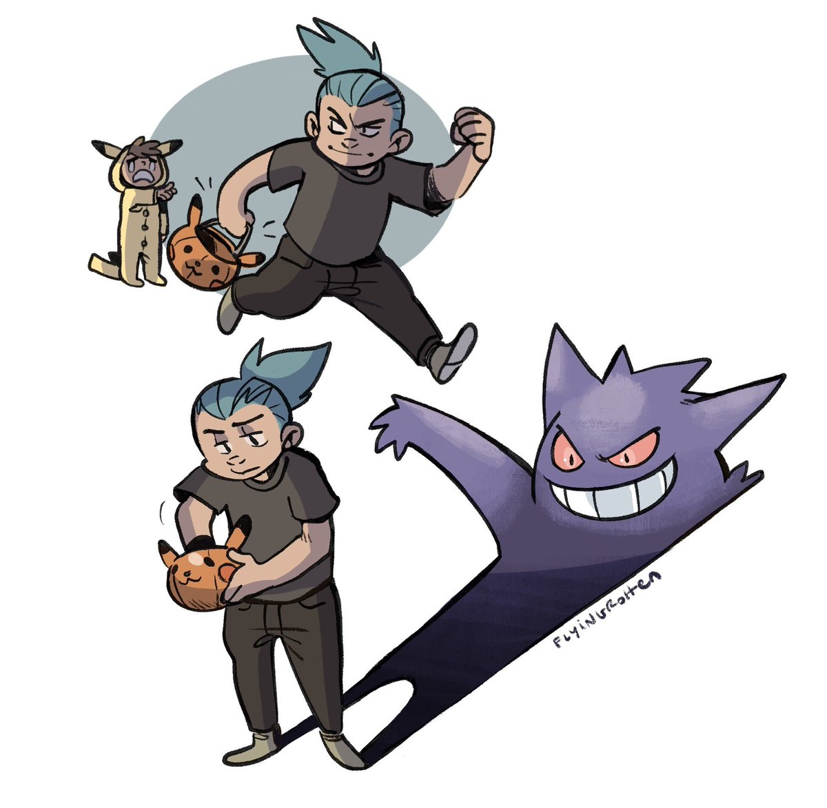 「Ghost stories part 2#pokemon 」|☁️FlyingRotten☁️のイラスト