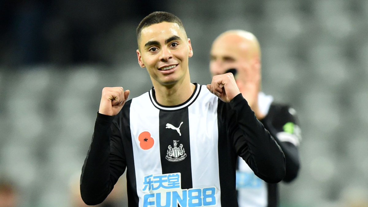 🚨 Newcastle are set to reward in-form Miguel Almirón with an improved long-term contract and end speculation over the forward's future at the club. (Source: Telegraph)