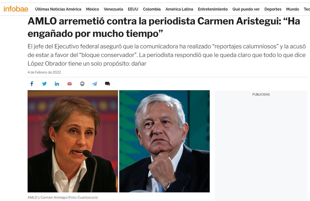 Nunvarov's tweet photo. @rocionahle @lopezobrador_ @DamianAIcazar ¿Te acuerdas cuando decía que Aristegui era la mejor periodista? El pecado es dejar de besarle los zapatos. https://t.co/KAP4uTgHMc
