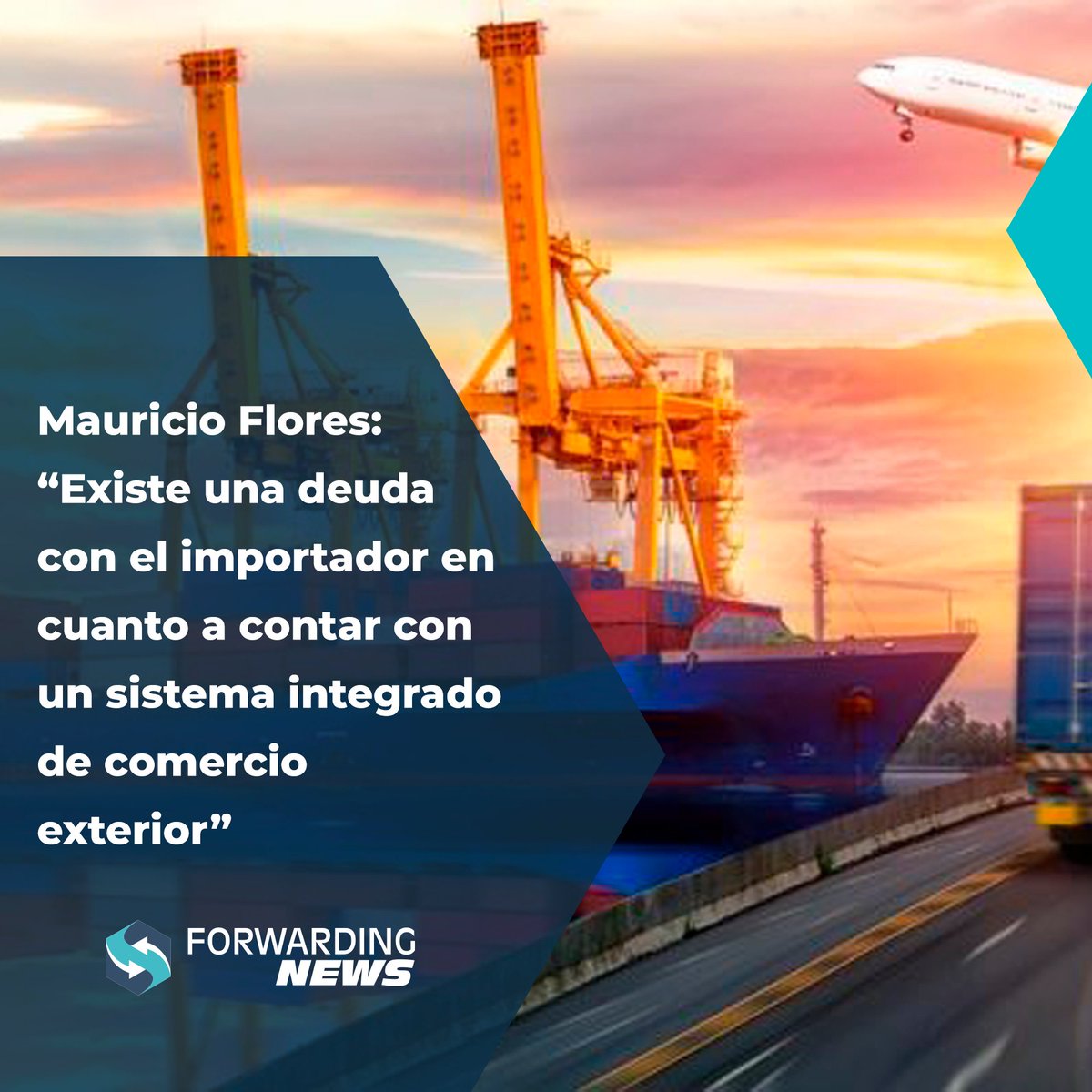 💬#Entrevista | Forwarding News, entrevistó al gerente corporativo de logística internacional, grupo Falabella, Mauricio Flores, quien nos habló sobre su intervención en la sesión “Perspectivas del mercado".