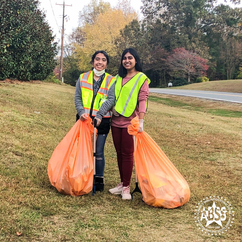 The Eastern Alamance Environmental club and their advisor, Mrs Medora Burke-Scoll working to make community spaces nicer. This week they cleaned up along the road in front of the Eastern campus. Thank you for making our community look even better! #StudentCenteredFutureFocused