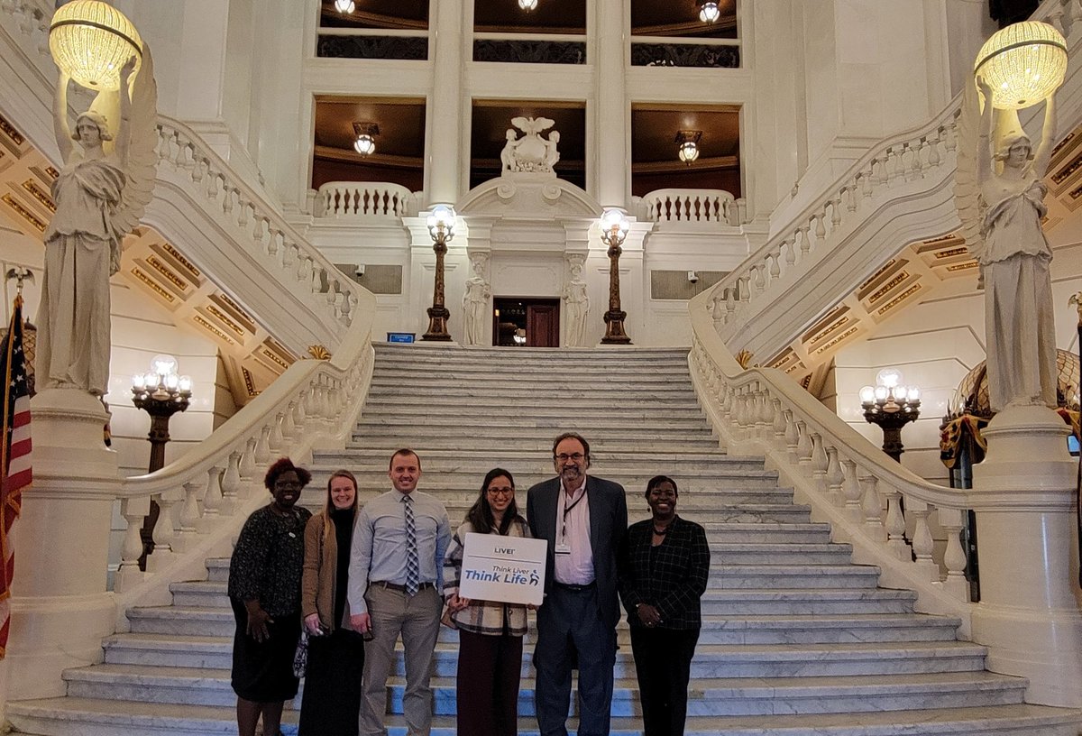 IvoryAllison's tweet photo. #ThinkLiverThinkLife Liver Day in Harrisburg today! Informative and engaging discussion on NALFD/NASH and Liver Cancer. @liverUSA #PACapital #liverhealth #liverCancer https://t.co/H6kjW6SJzX