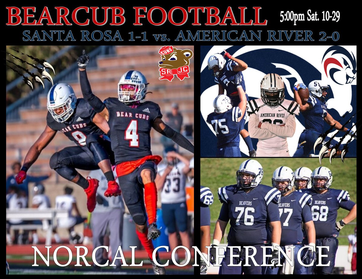 Bear Cub Nation,
We are back at home this week against ARC 2 &amp; 0. Come out and support our guys for NORCAL Conference Game #3.
Go Bear Cubs!
CB4L!