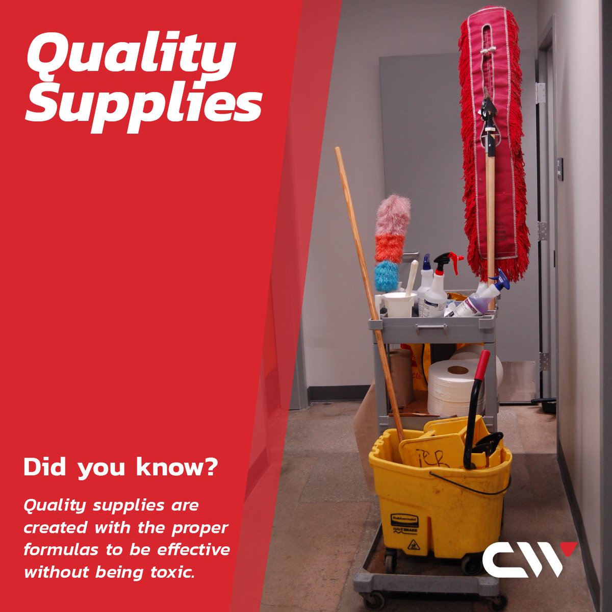 PSA: All cleaning supplies are not created equal! On the contrary, quality commercial cleaning supplies are designed to provide a deep clean and are more effective than over the counter cleaners. Added Bonus: they are non-toxic. bit.ly/3faLq9D