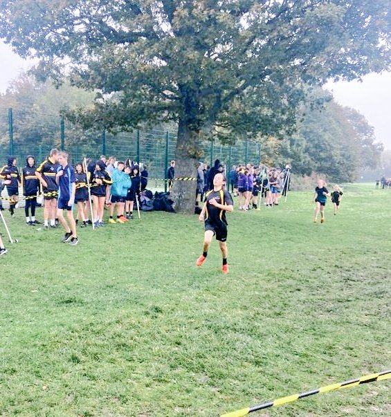 Dyffrynamanpe's tweet photo. Well done to the 58 cross-country runners from @dyffrynaman for competing so well on a challenging course. Thanks to Bro Myrddin for hosting and organising. Full results to follow, with some outstanding individual performances to celebrate by our runners 🐗🎽 #tankempty https://t.co/PrUkJfV9W4