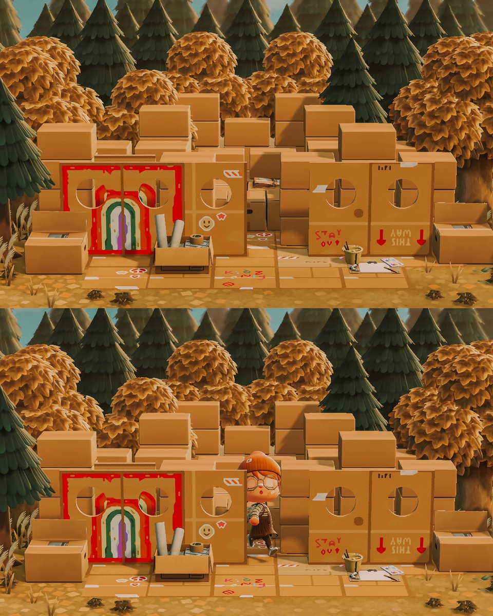 acnhpeachbay's tweet photo. Brown

Day 27 of the #animalcrosstober prompts 📦

A homage to my favourite item in game, the cardboard box 🫶🏻

Codes by the amazing @ohheplays 
#acnh #animalcrossing #あつまれどうぶつの森 #どうぶつの森 https://t.co/ZzR0cmAk9q
