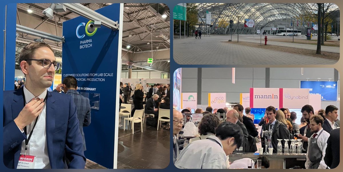 PledgeTx's tweet photo. @PledgeTx team had an exciting and productive time at #BioEurope2022! Dr @alimunawar, CEO and @Steff_De_Graef wrapped up a successful week in Leipzig discussing #PledgeTX growing pipeline of #Immuneoncology and #Antivirals assets enabled by our #Drugdiscovery platform https://t.co/LSy6nKPpRT