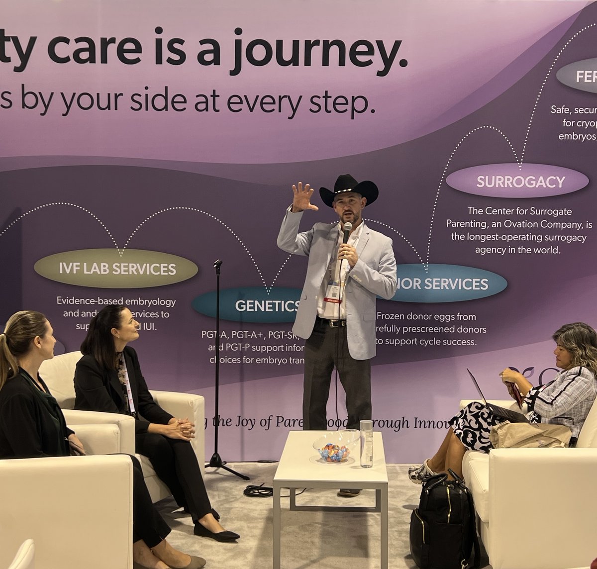 OvationFert's tweet image. We&apos;re headed back home from #ASRM2022, and this was certainly one for the record books! Thank you to everyone who attended our workshops, poster presentations, courses, roundtable discussions, #GeneticsTalks and #TexTalks and other events while in #Anaheim.
#OvationFertility

1/2