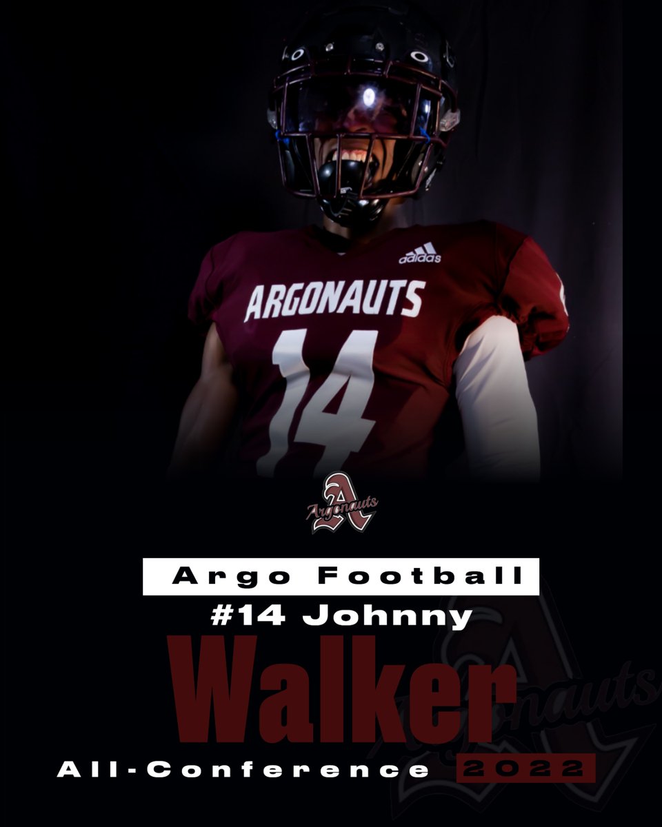 Congratulations to our South Suburban Red All-Conference selections for the 2022 Season:

WR/DB: 3x Selection Davonte Evans <a href="/DavonteEvans16/">Davonte Evans 🎸</a> 
RB/DB: Johnathan Walker <a href="/JohnnyWalker014/">Johnathan walker</a> 
OL/DL: Cristian Correa <a href="/CristianC16_/">Cristian Correa</a> 

#BuildtheShip | #IAMARGO