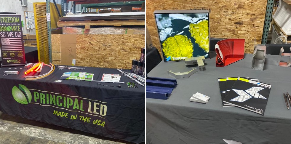 Busy week in the Midwest! @TubeliteCompany Open House in Columbus representing our manufacturer partners!

#manufacturersrep #signindustry #distributor