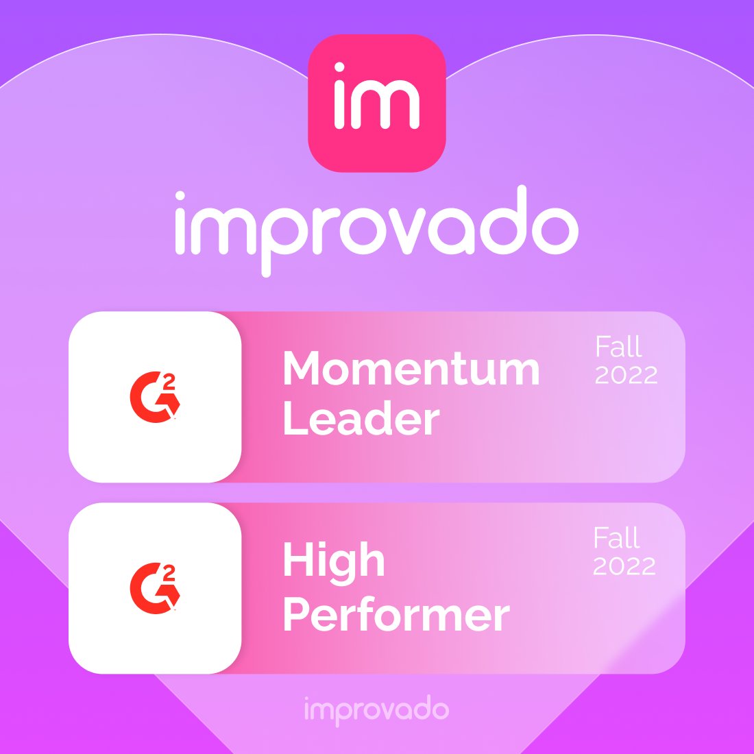We're honored to share that we’ve been awarded High Performer and Momentum Leader badges for Fall 2022 by G2!

We want to thank everyone who rated us on G2! We keep working for you ❤️