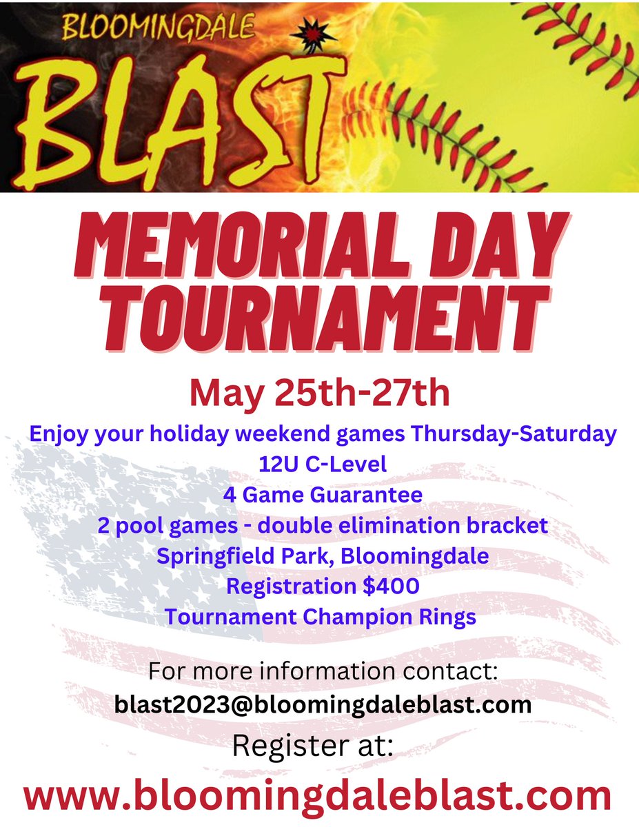 Bloomingdale Blast Softball (@blastfpsoftball) on Twitter photo 