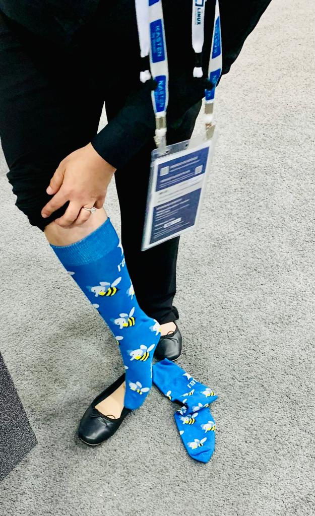 rafttio's tweet photo. I'm a good lookin' mascot. 
What can I say.

#KubeCon #CloudNativeCon #KubeConNA #CloudNativeNA #Kubernetes #K8s https://t.co/kNMnuJm929