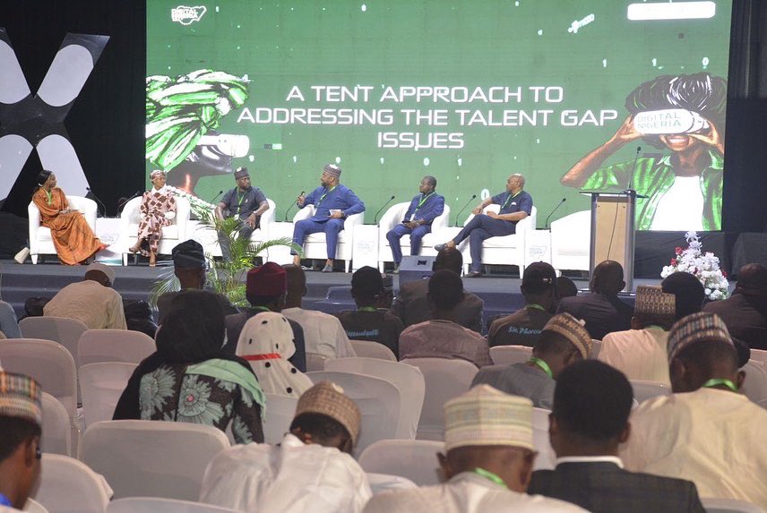 ApplicationLab1's tweet photo. The CEO of Application Laboratory moderated a section at Digital Nigeria International Conference NITDA Nigeria

Topic: “A tent Approach to Addressing the Talent Gap Issues”

Lead Presenter: Hadiza Saidu – MD, Pacer Labs
Panellist https://t.co/HkxqBd1qa7