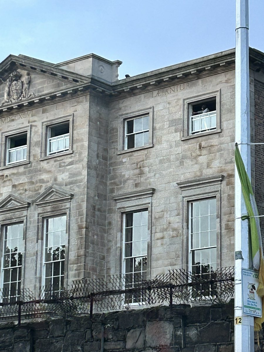 It’s just marvellous to see the transformation of #AldboroughHouse in Portland Row.  After decades of being boarded up, the new windows are a sign of a new awakening.  #GeorgianDublin