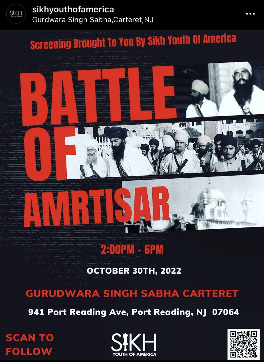 JungHindPunjab's tweet photo. #BattleofAmritsar screenings taking place in east coast of America see posters for locations. New screenings also added for Calgary, details on https://t.co/uMDiBDfuw5

#NeverForget84 https://t.co/VEVd3spVJc