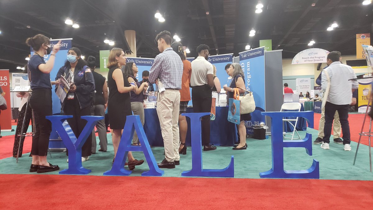 devbiodelfi's tweet image. Are you at #NDiSTEM2022 and are interested in @Yale for STEM grad and professional programs? Stop by the booth in the exhibit hall! @YaleMedDEI @YaleMed @YaleGenetics @YaleNeuro @YaleEnvironment @YaleSEAS @YalePhysicsDept @yaleogsdd @WuTsaiYale @YaleAstronomy