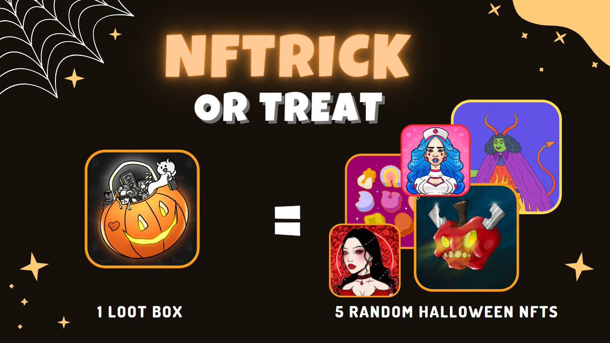 MermaidPowerNFT's tweet image. 🎃Halloween Loot Box Giveaway!🎃
1 Loot Box = 5 limited edition NFTs!💜

TO ENTER:

✨Like &amp;amp; RT
✨Follow @HunnysNFT @MermaidPowerNFT 
✨Tag a Friend

👻24 Hrs opensea.io/collection/nft…
 #NFT #Web3 #NFTgiveaway #FreeMint