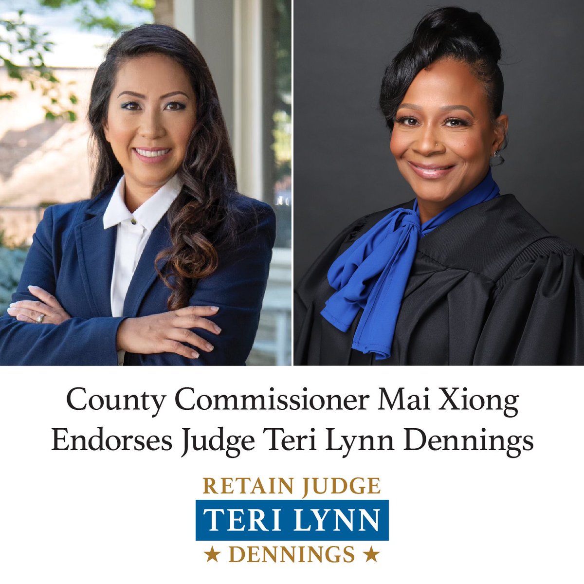 I'm pleased to announce that County Commissioner Mai Xiong has endorsed my candidacy!
