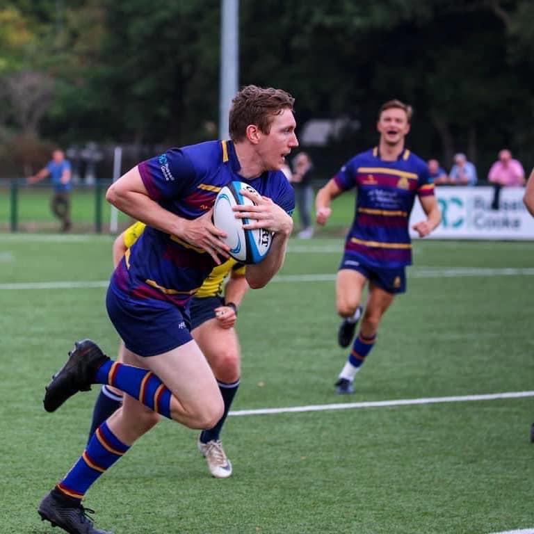 CobhamRFC's tweet photo. Congrats James MacDonald 
who will make his 150th 1stxv appearance on Saturday.

This week we're away at London Irish Wild Geese. 

3pm kick off. 

Would be great to have travelling Cobham support for James and the squad. #JMAC13 #onecob https://t.co/aCIoCvmHOY