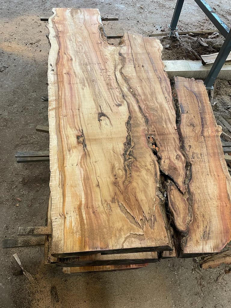 WhitneySawmill's tweet photo. We’ve been cutting the first load of yew logs. These can be challenging to cut with their multi stemmed trunks and inter grown bark but don’t they look stunning!?!
#timberframedbuilding #woodmerchant #HayonWye #carpentry #planking #lumber #construction #constructiontimber https://t.co/u1i9vS8gHM