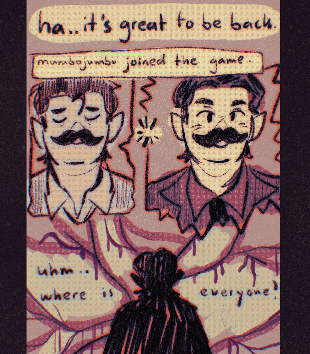 welcome...back?

#mumbojumbofanart 