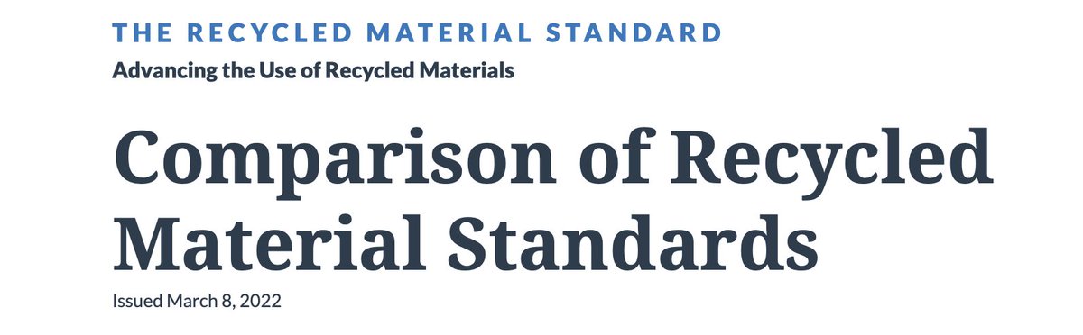 The certification landscape for recycled materials is growing. Knowing the features of each standard can help companies choose the right path in certification. Our team has put together a handy resource to help the industry understand the nuances. bit.ly/3gC3Pwa