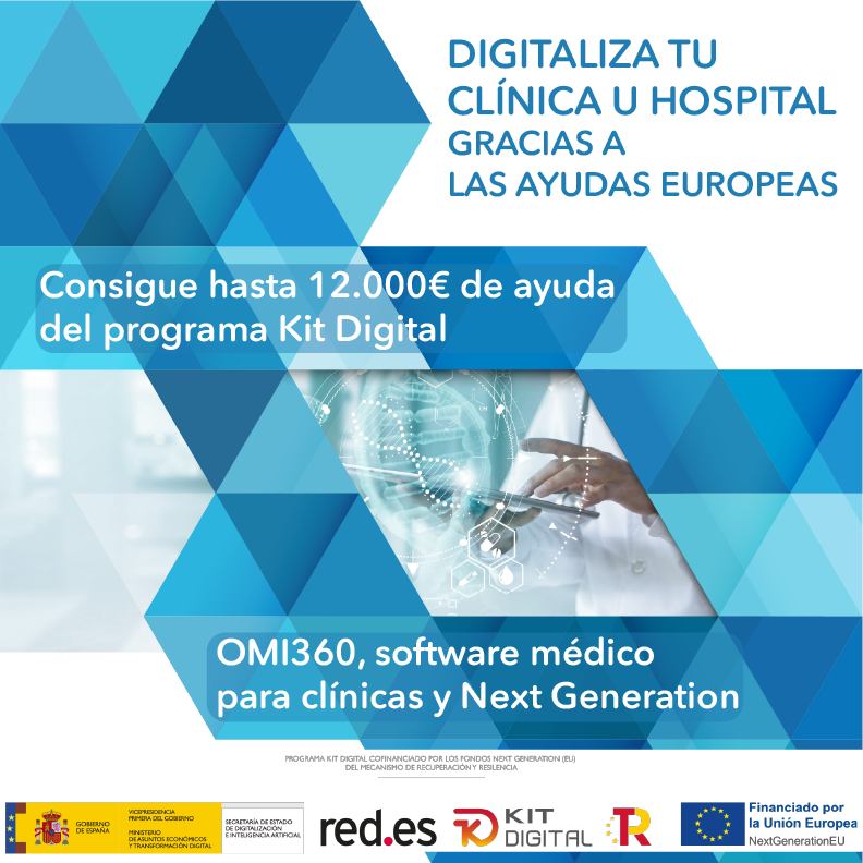 OMI360 ha adherido sus soluciones digitales para clínicas, centros médicos y hospitales a las ayudas europeas de Kit Digital. Es el momento ideal de apostar por la digitalización de tu empresa y hacer evolucionar los servicios que ofreces a tus usuarios.
landing.omi360.es/contacto