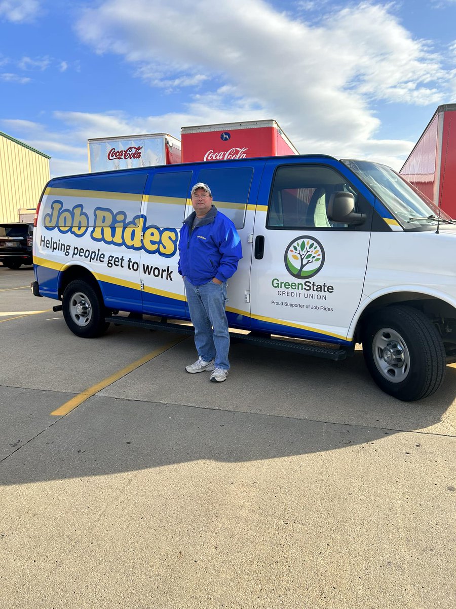 Member working together!

Job Rides new wrap made possible by Green State Credit Union.