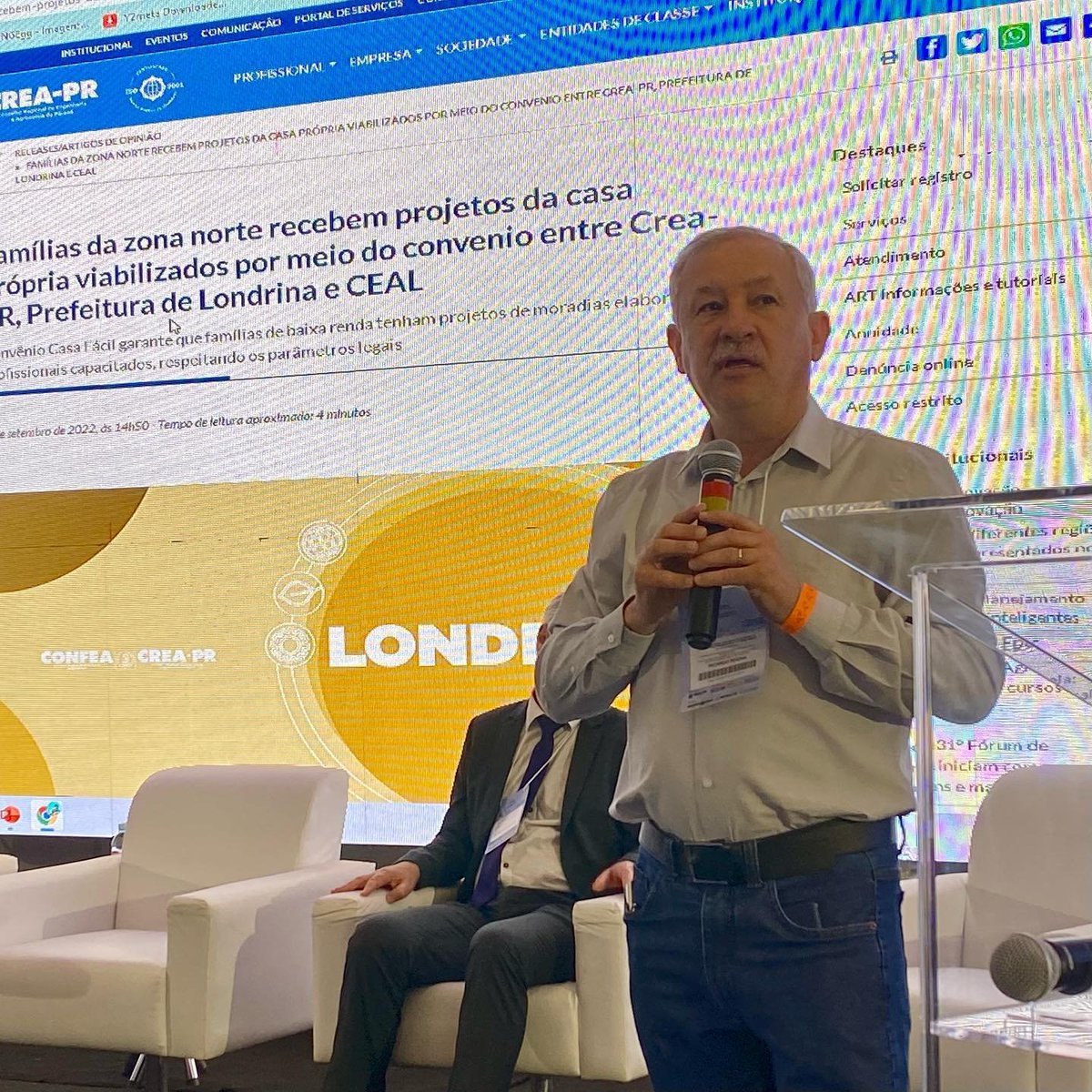Você conhece o trabalho da Agenda Parlamentar do Crea-PR?
O programa está sendo apresentado neste momento pelo presidente do Crea, Eng. Ricardo Rocha durante o 48° EPEC.
Acesse agendaparlamentar.crea-pr.org.br e saiba mais!