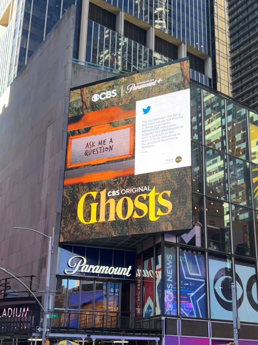 How does it feel to be in Times Square? #AskGhosts