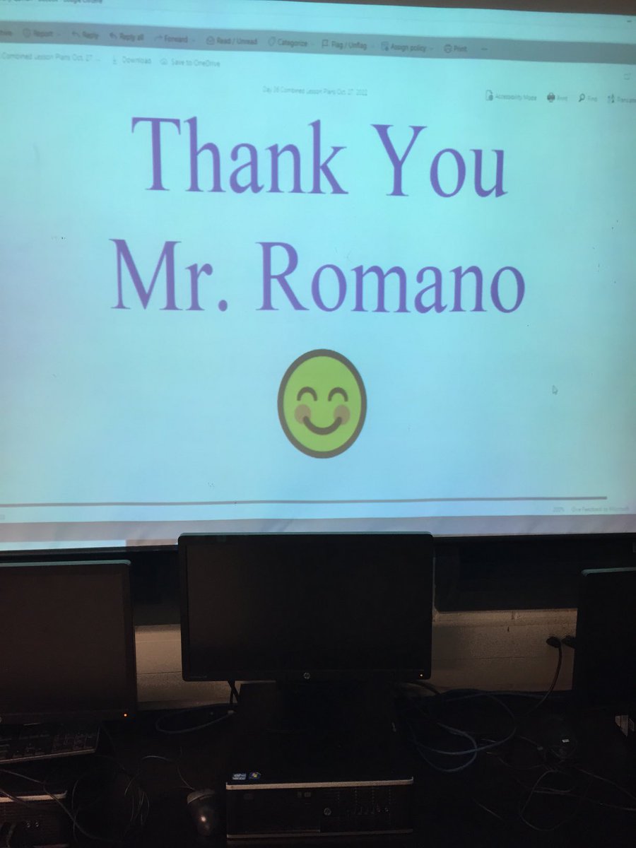 From the Construction Class ⁦<a href="/SJCEagles/">St. John's College</a>⁩ ⁦<a href="/SJCTechEd/">SJC Technology Department</a>⁩ we thank you again, Mr. Romano,  for visiting our classes today.
Always a wealth of information offering opportunities for our students. We appreciate You. ⁦<a href="/skillsontario/">Skills Ontario</a>⁩ ⁦<a href="/OYAPbhncdsb/">OYAP BHNCDSB</a>⁩