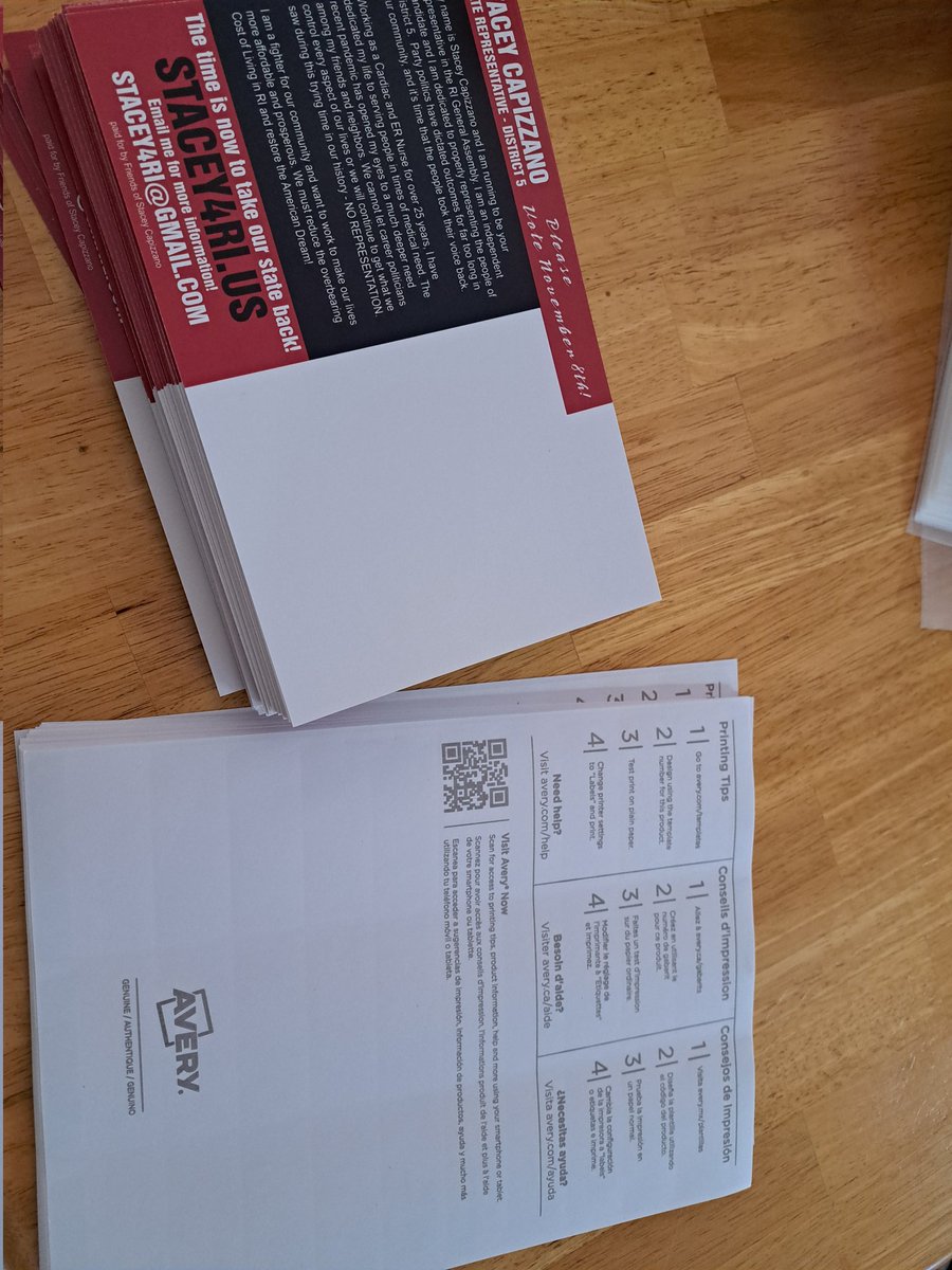 stacey4ri's tweet photo. Getting mailers ready! Thanks, #formatt in NP! #formattprinting https://t.co/ply3uzt9GT