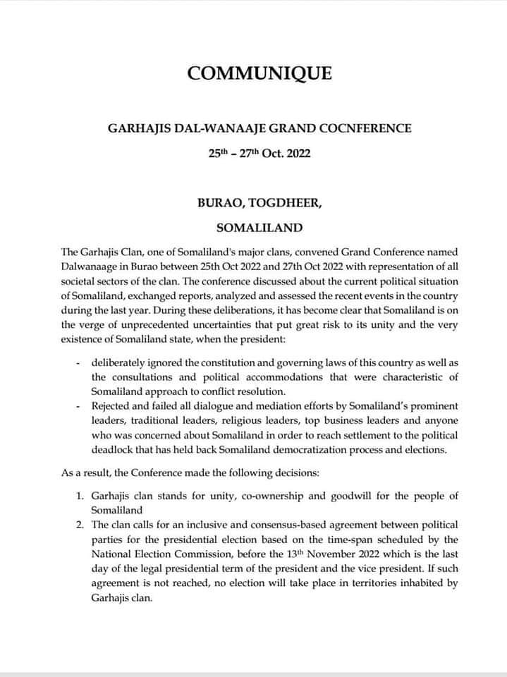 Libancawll's tweet photo. ...No elections will take place in territories inhabited by Garhajis clan. https://t.co/crPgCAskUq