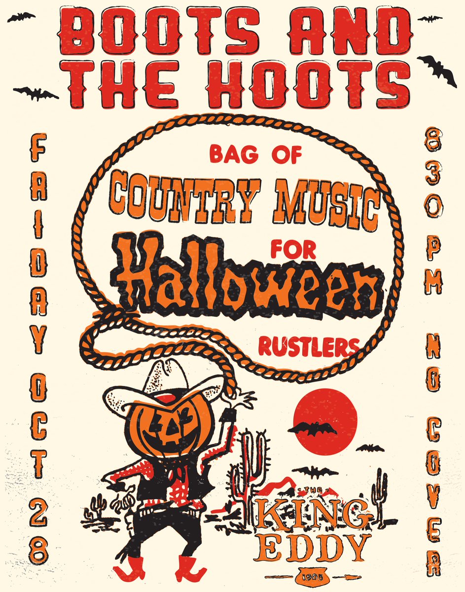 Spooky show this freaky Friday at <a href="/KingEddyYYC/">The King Eddy</a> ! 830pm NO COVER! Boooooooo…ts
