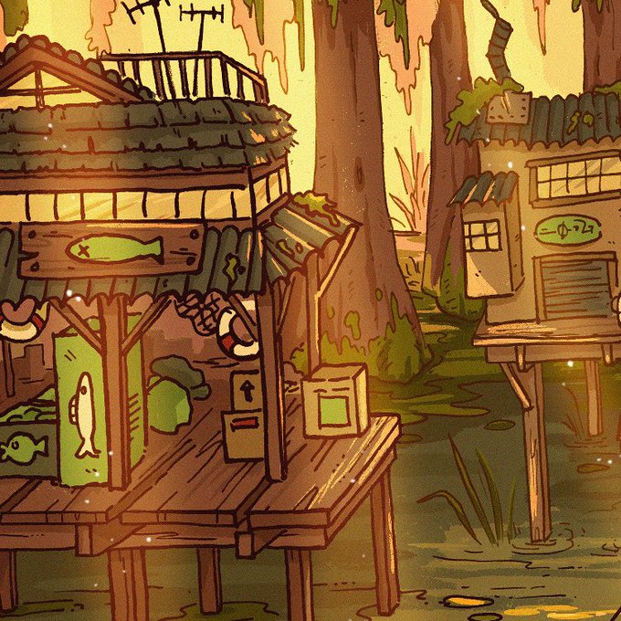 「lily pad pond」 illustration images(Latest)