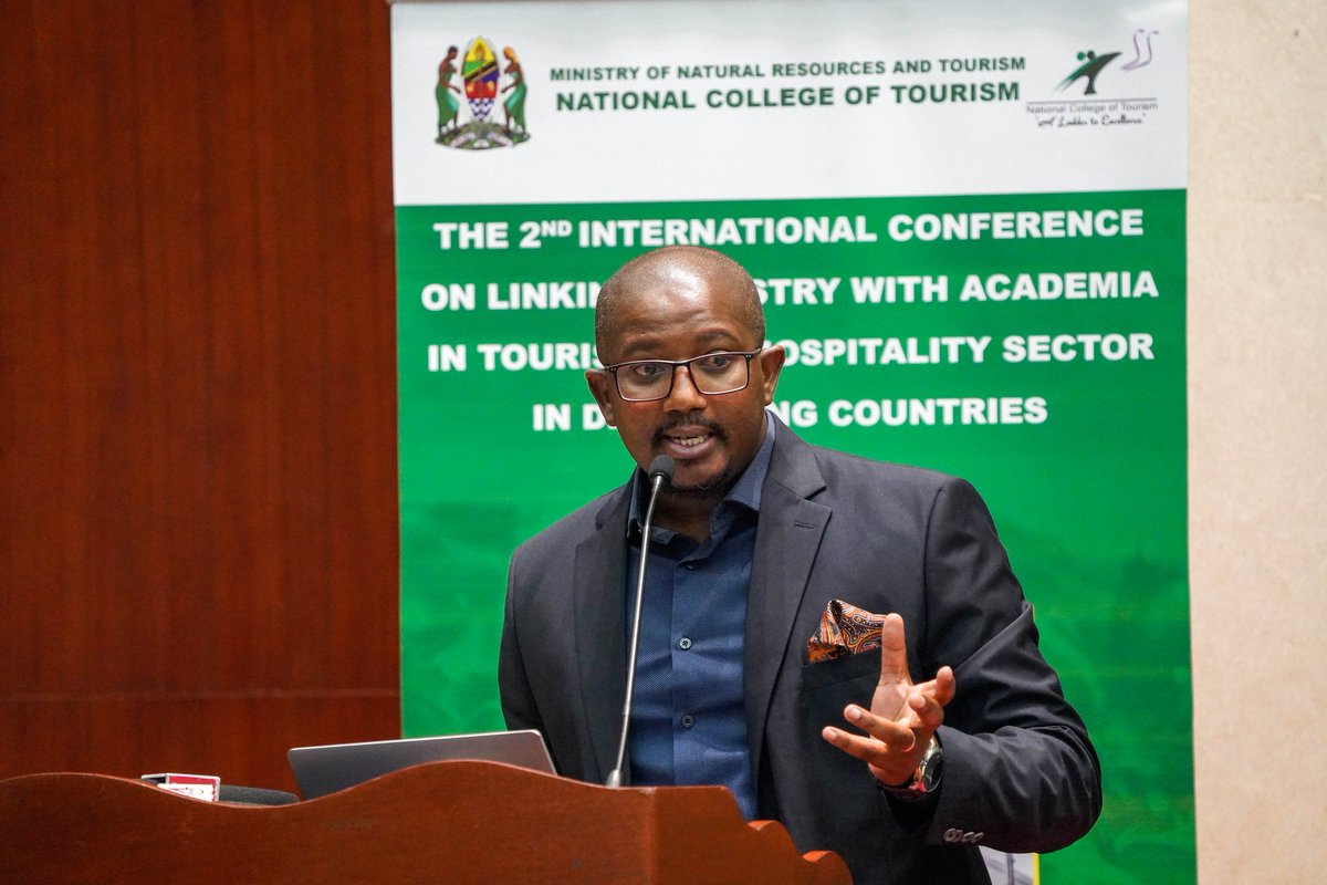 NCTTanzania's tweet photo. Prof. Ndivhuwo Tshipala,from department of Tourism management from Tshwane University of technology(South Africa)is the one of the Keynote Speaker on 2nd International conference on Linking Industry with Academia in Tourism and Hospitality Sector In Developing Countries #LIATH https://t.co/Hgj0snMgQC