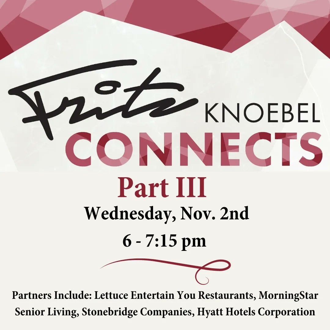 Join us at JBC 231 on Nov. 2nd for the FINAL Employer Showcase of the quarter! Can you believe it? Don't miss your chance to meet all these awesome employers!! 

#FritzFritzHooray 
#LetsConnect 
#LinkedInDayDream 
#KeepItFritzy 
#EmployerShowcase